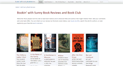 Desktop Screenshot of bookinwithsunny.com